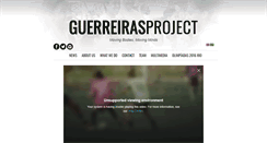 Desktop Screenshot of guerreirasproject.org